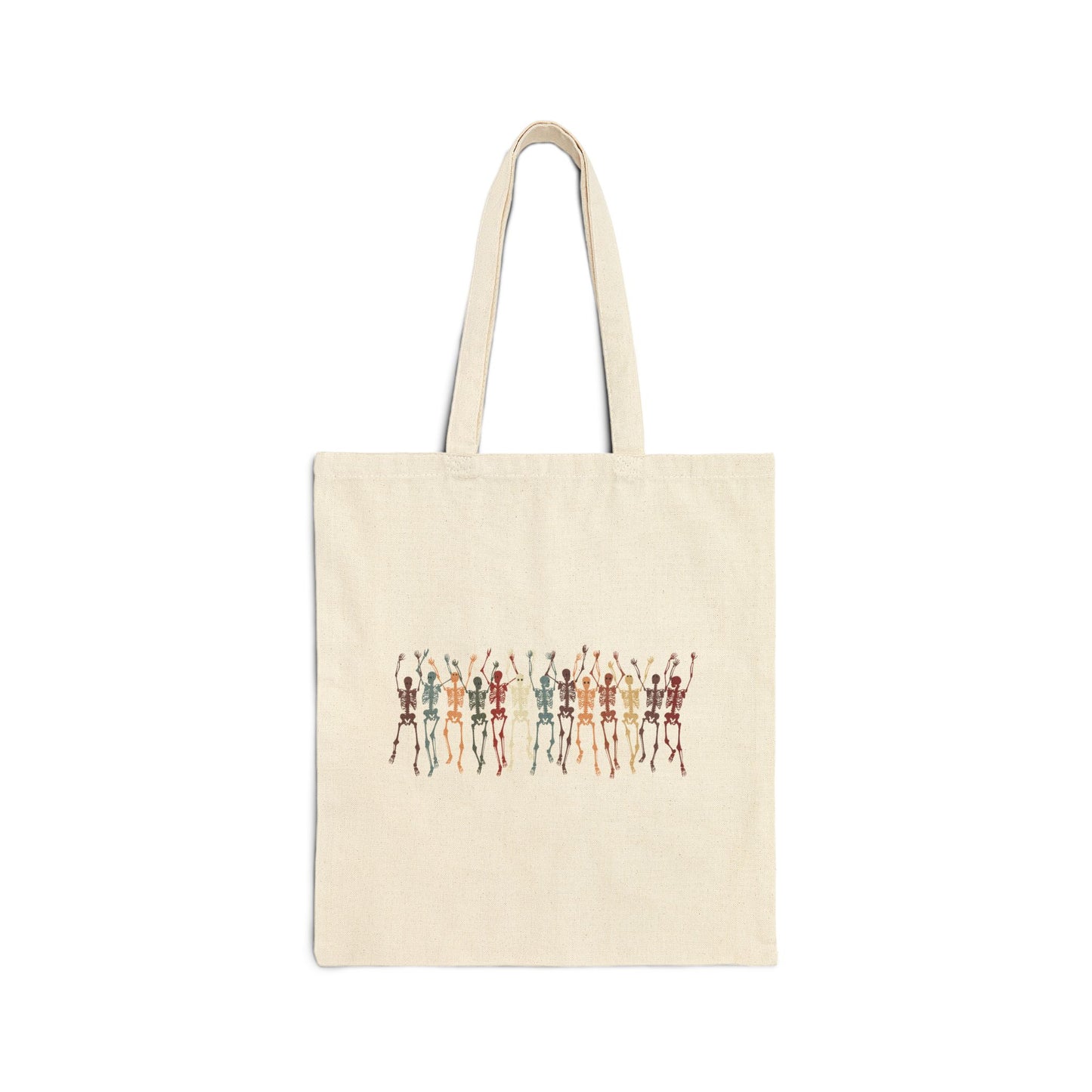 Dancing Skeletons Canvas Tote Bag