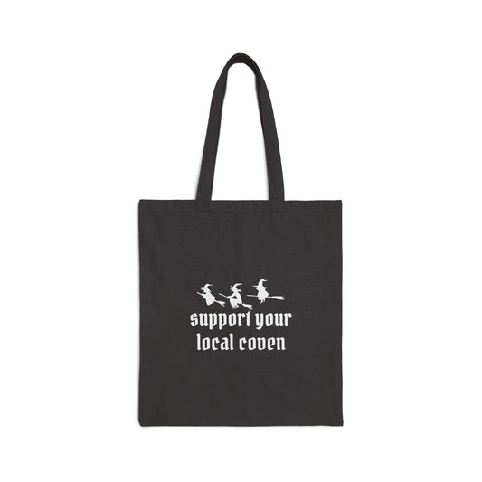 Support Your Local Coven Canvas Tote Bag