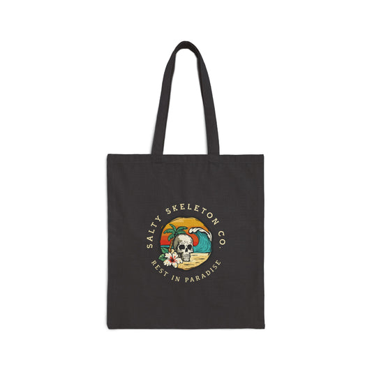 Salty Skeleton Co. Canvas Tote Bag