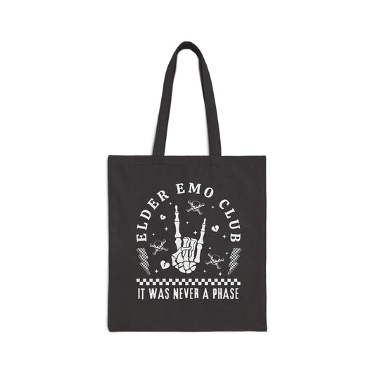 Elder Emo Club Canvas Tote Bag
