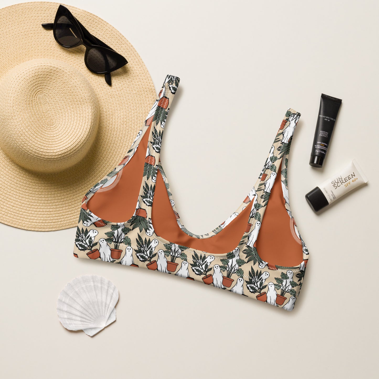 Haunted Plants bikini top