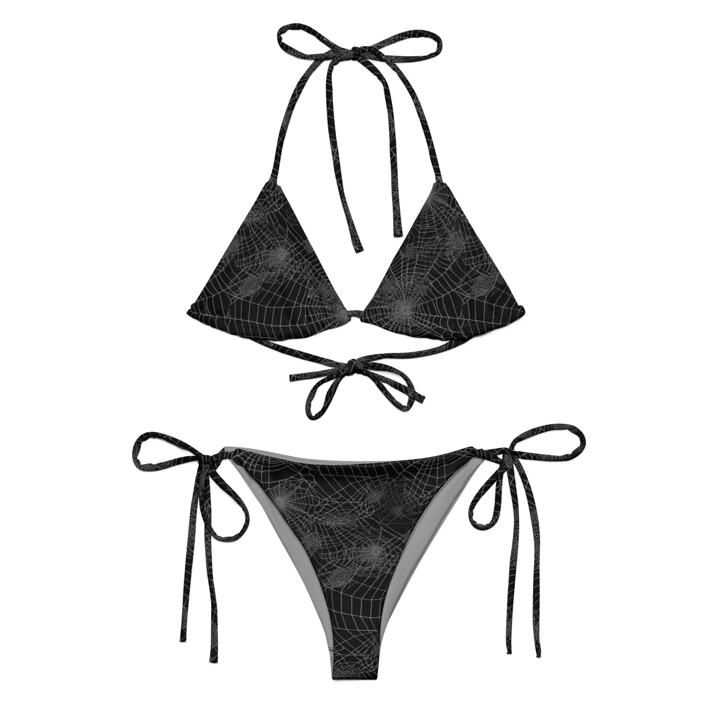 Black Spiderweb string bikini