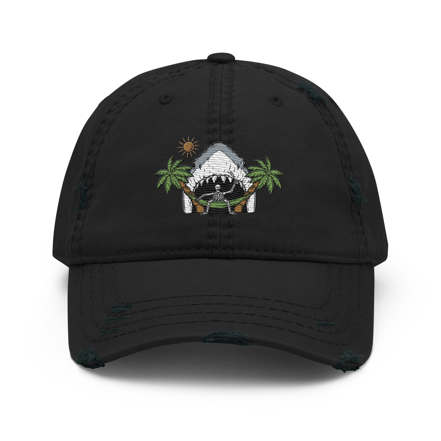 Sharky Distressed Hat
