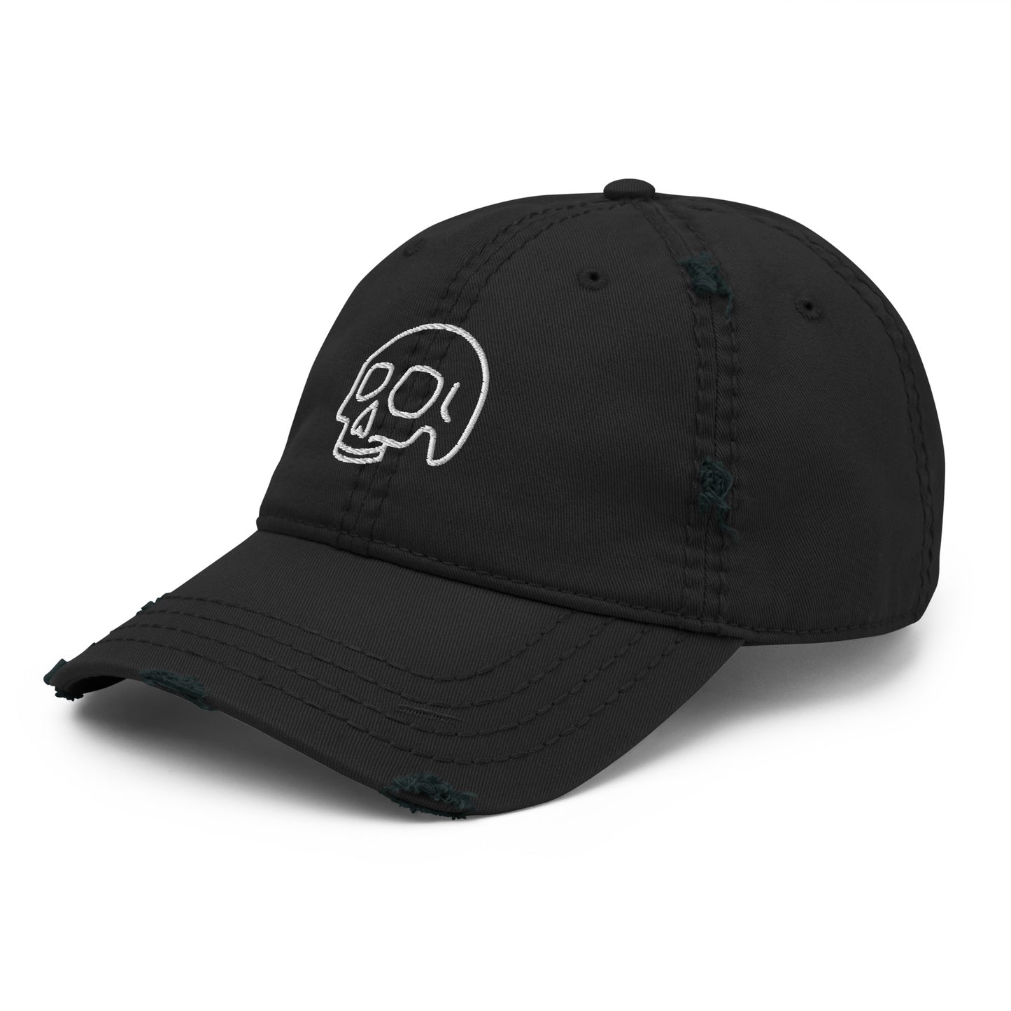 Skull Distressed Hat