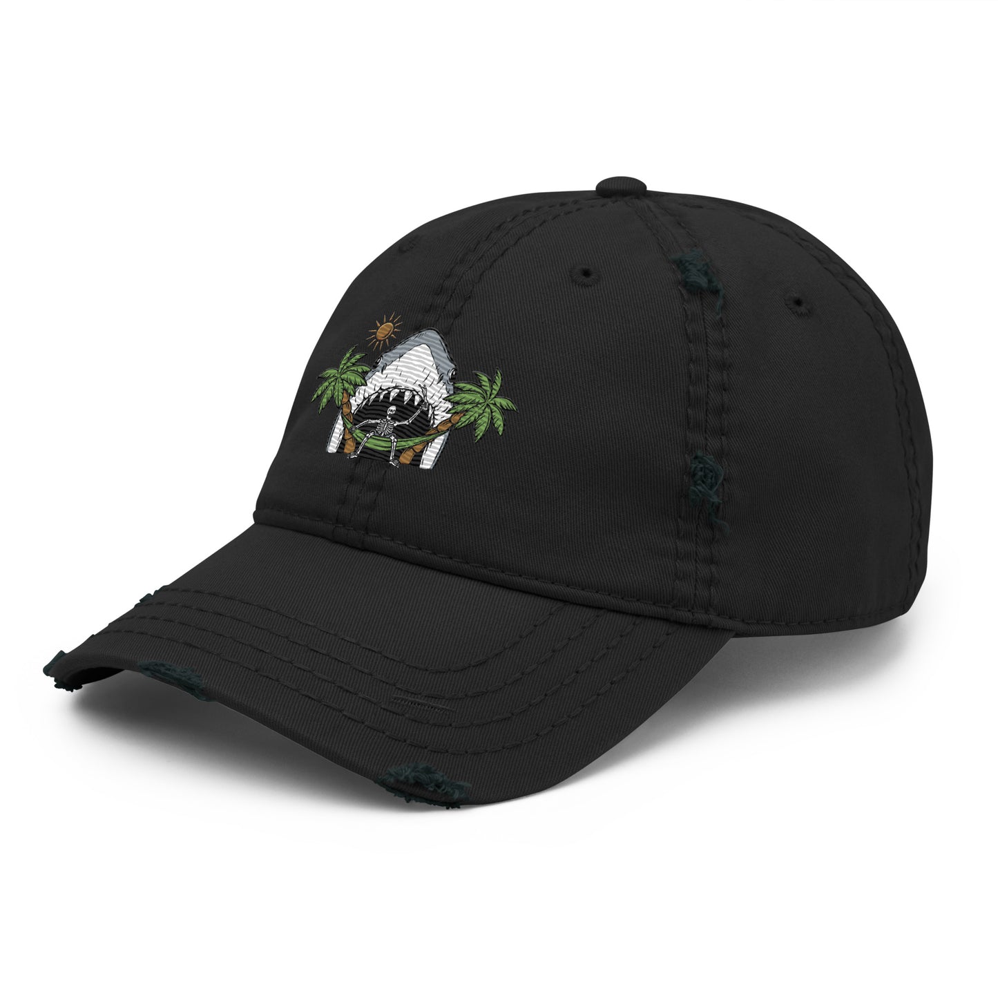 Sharky Distressed Hat