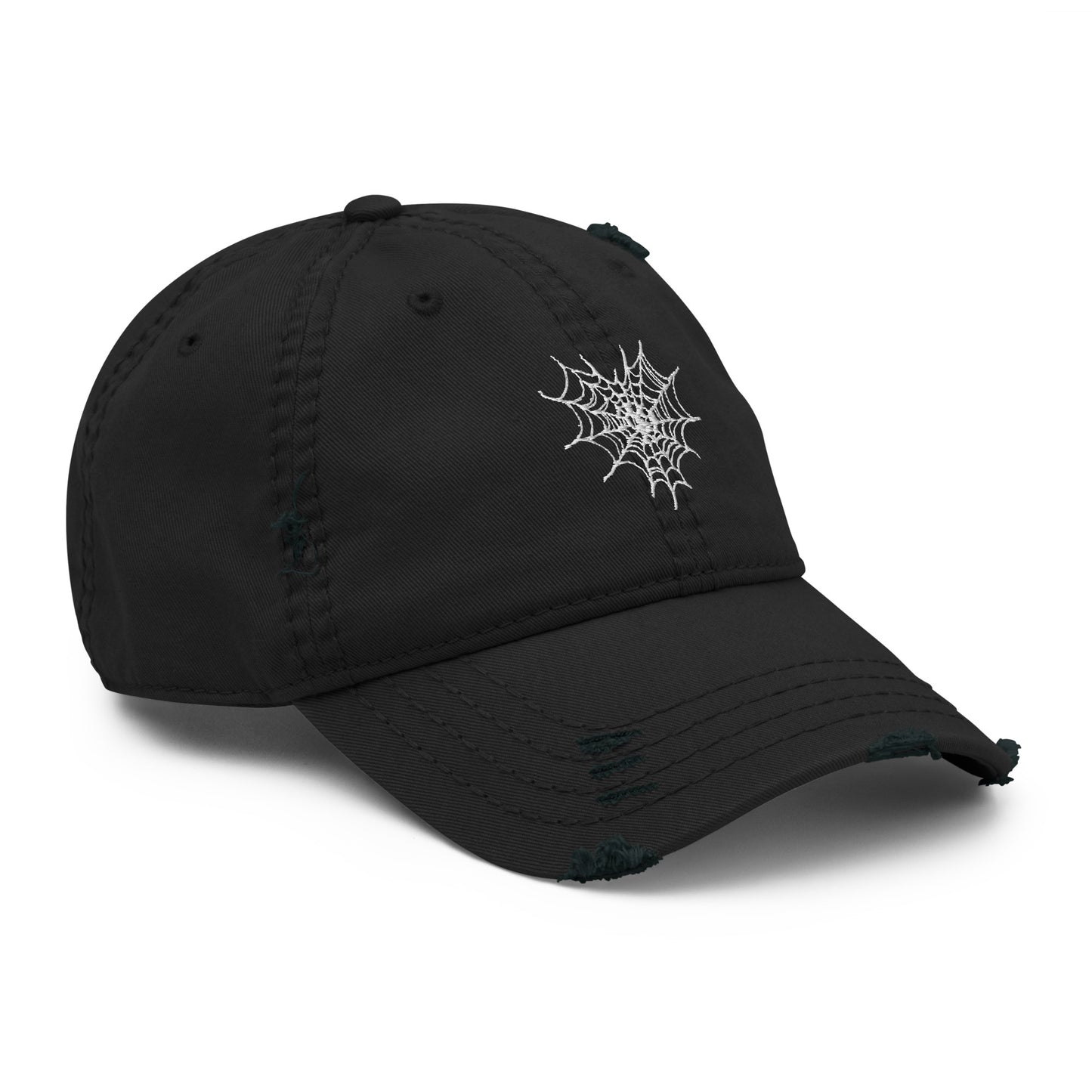 Spiderweb Love Distressed Hat