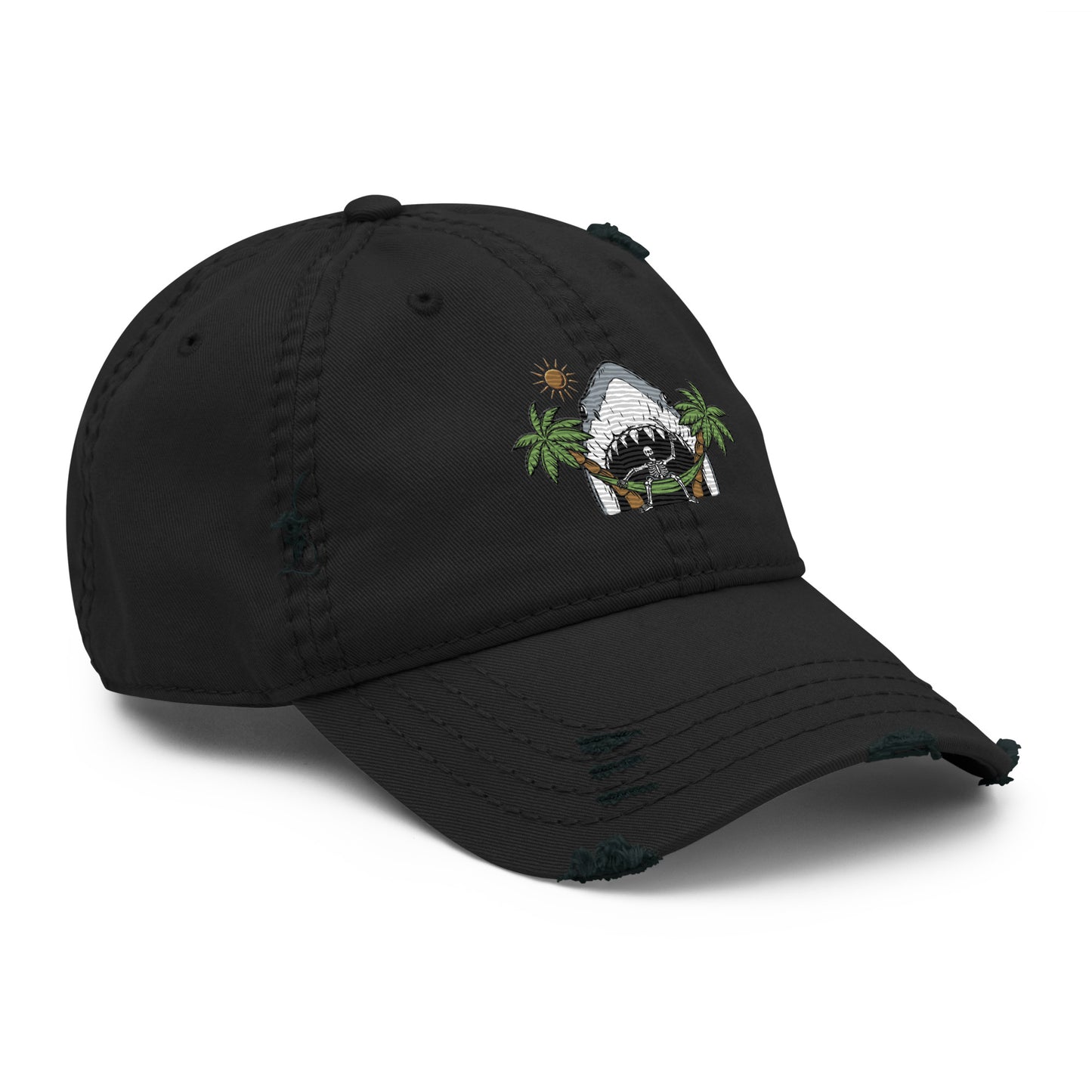 Sharky Distressed Hat