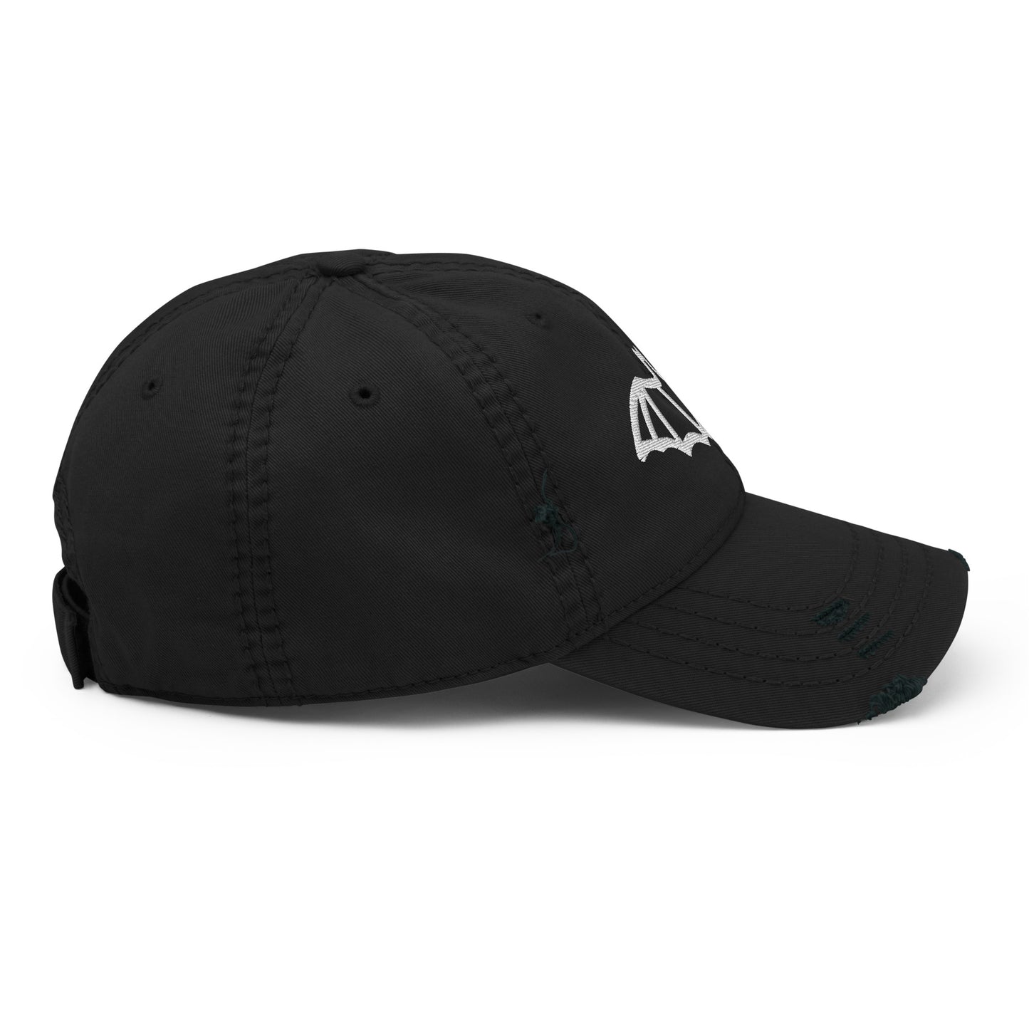 Bat Distressed Hat