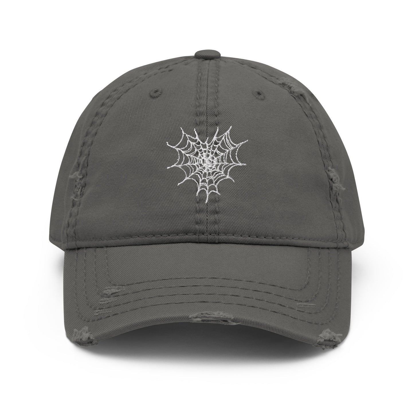 Spiderweb Love Distressed Hat
