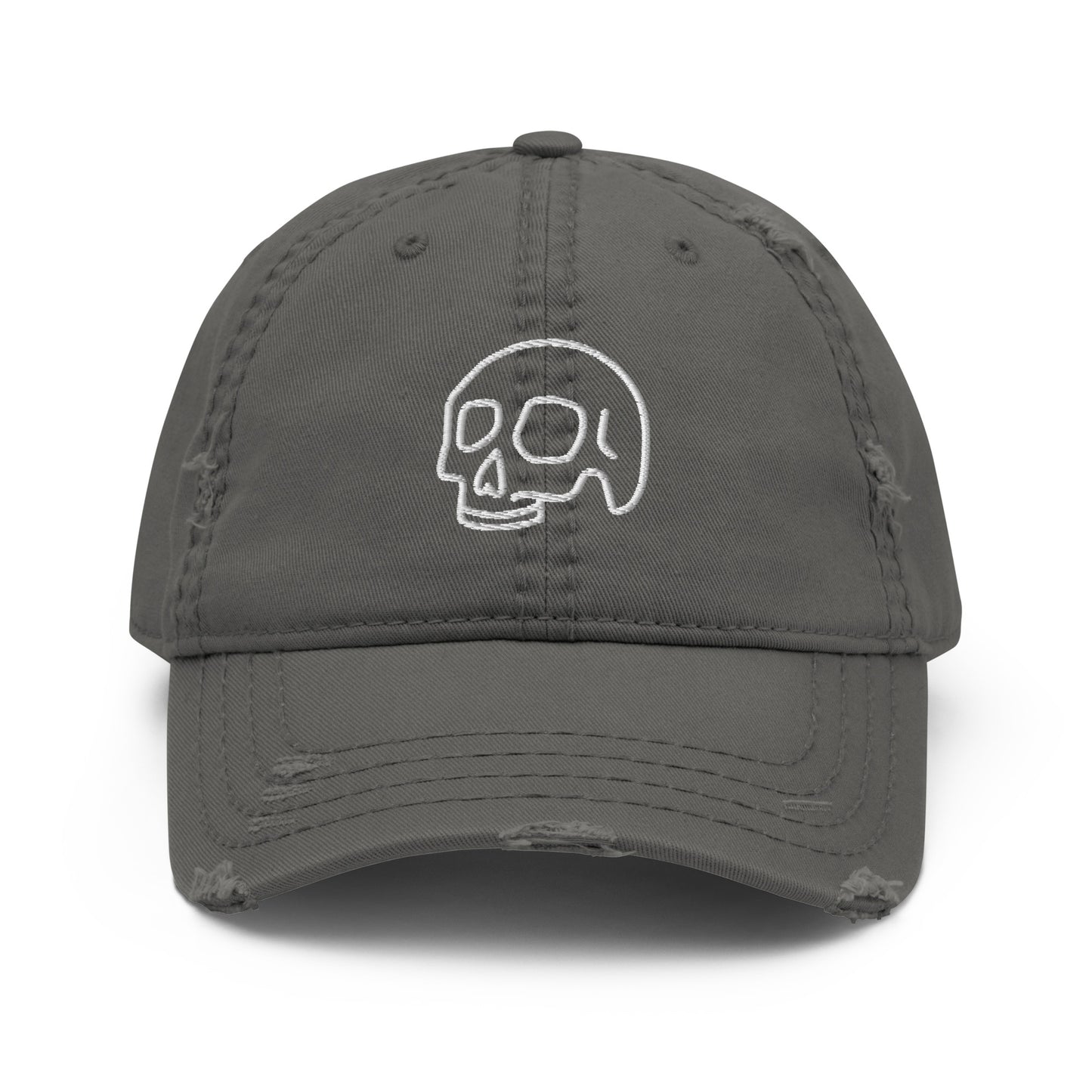 Skull Distressed Hat