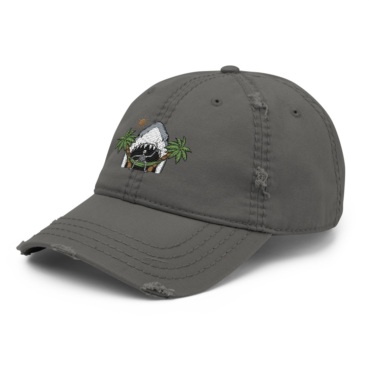 Sharky Distressed Hat