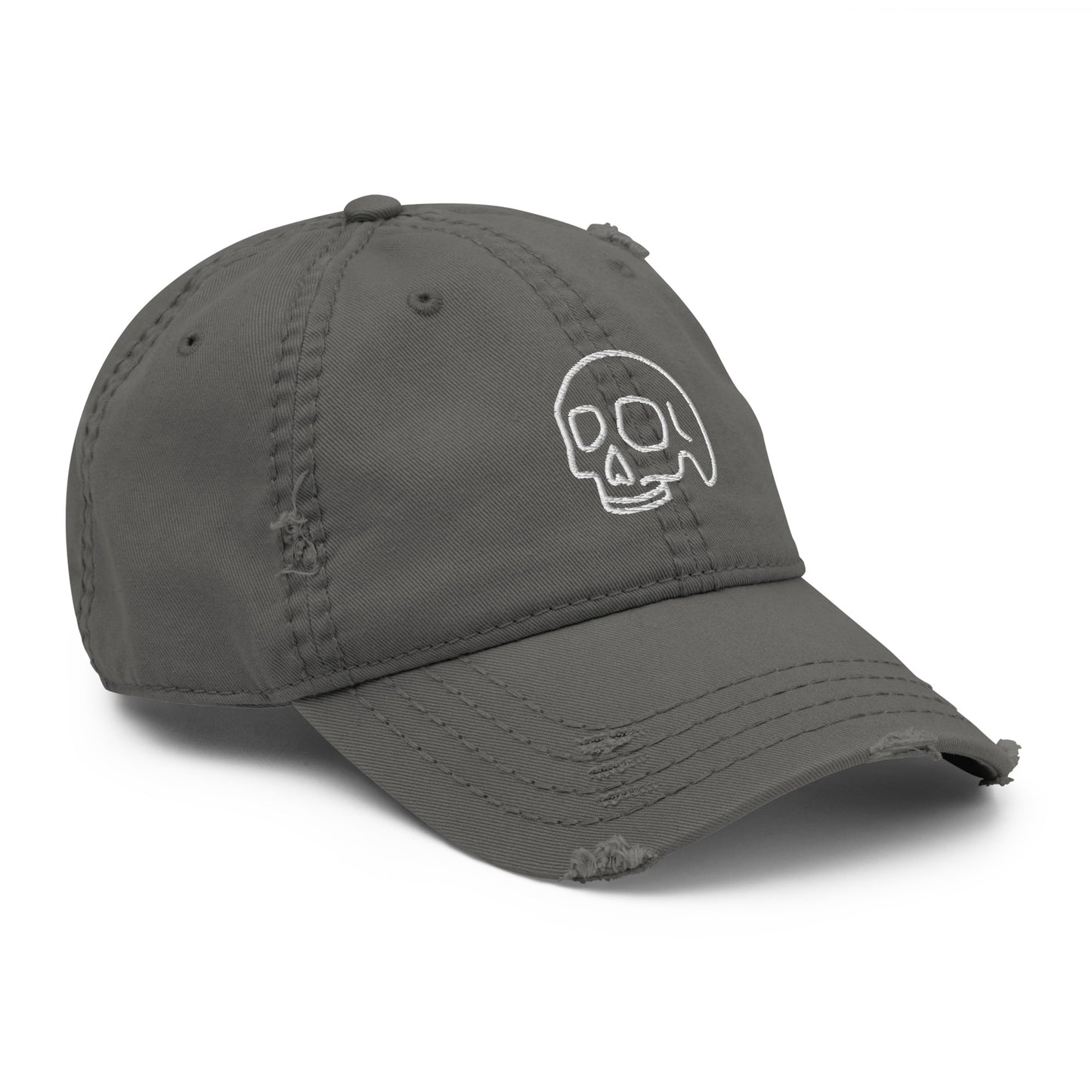 Skull Distressed Hat