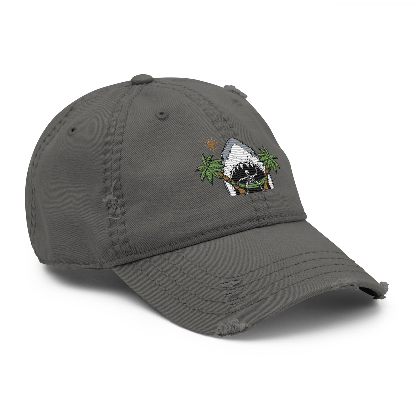 Sharky Distressed Hat
