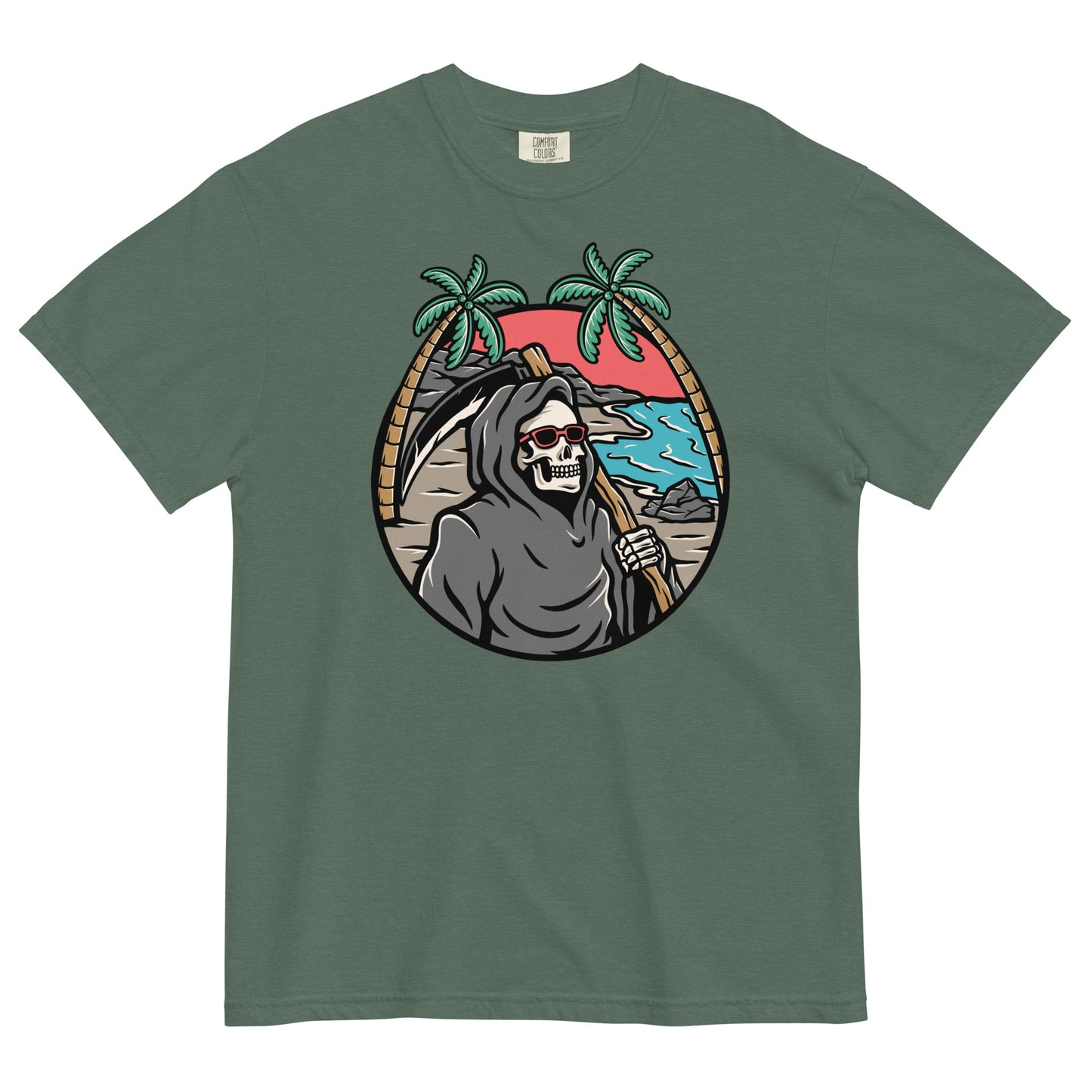 Grim Reaper Beach Day t-shirt