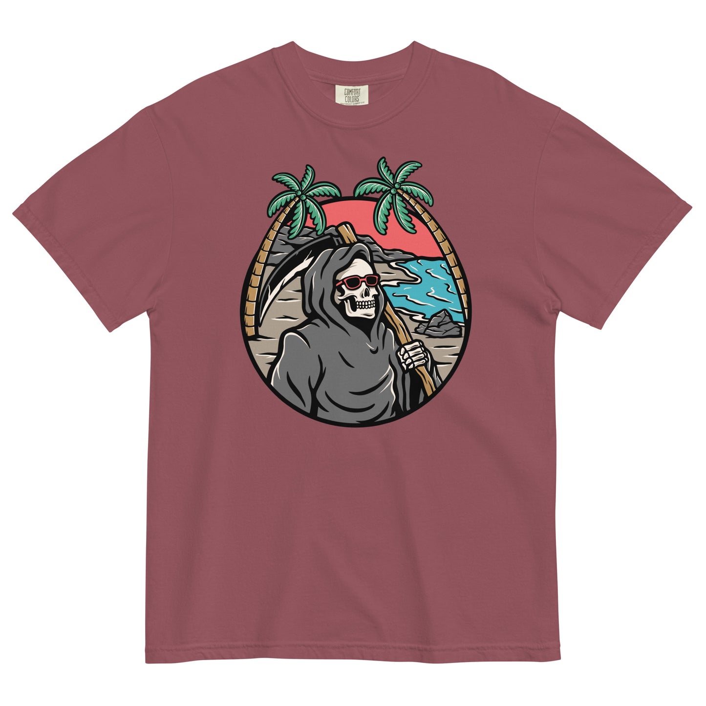 Grim Reaper Beach Day t-shirt