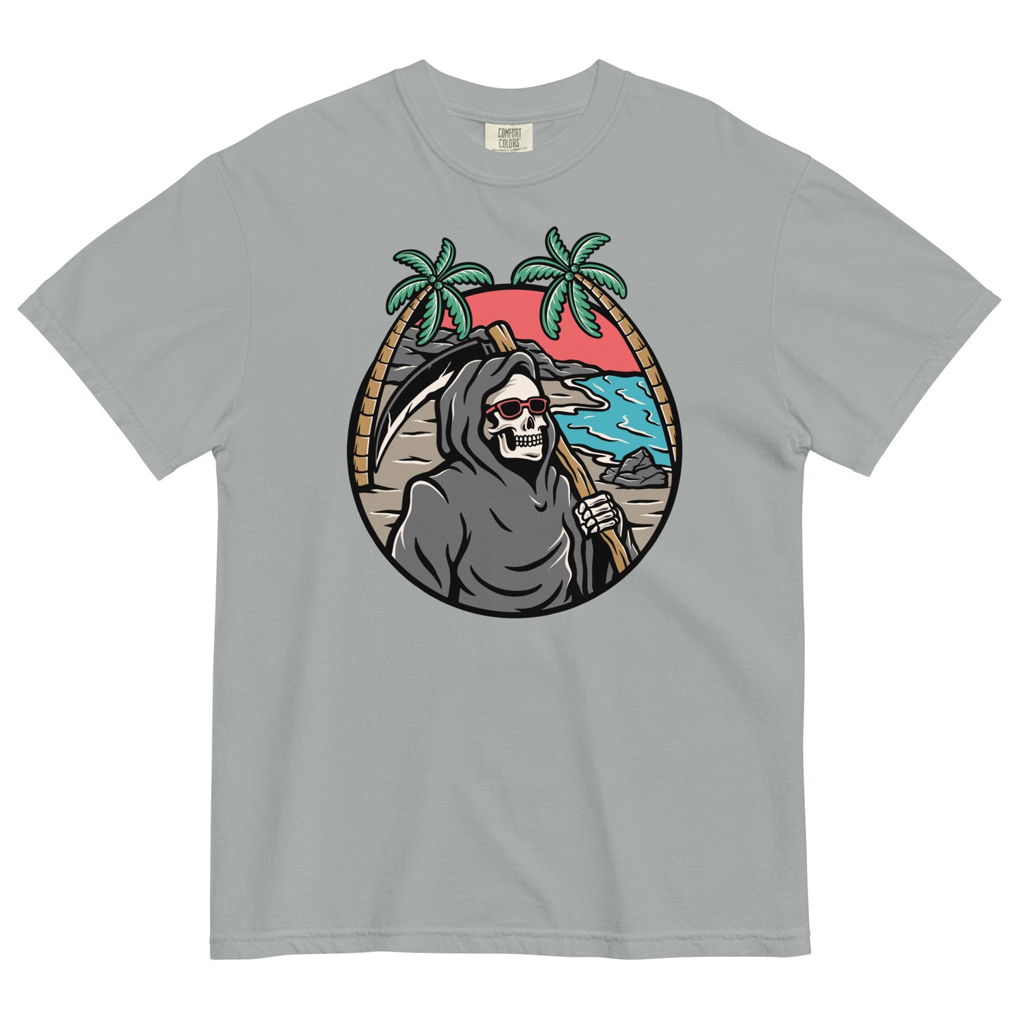 Grim Reaper Beach Day t-shirt