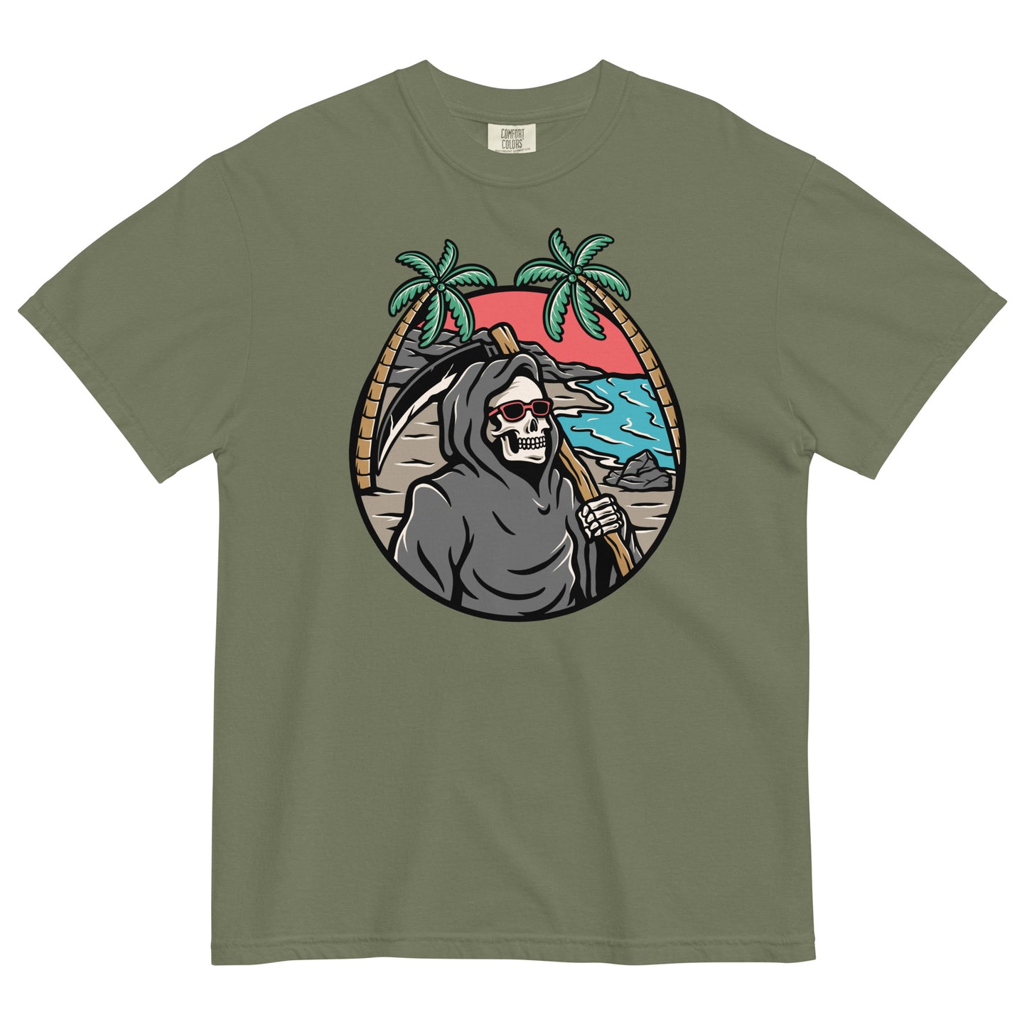 Grim Reaper Beach Day t-shirt