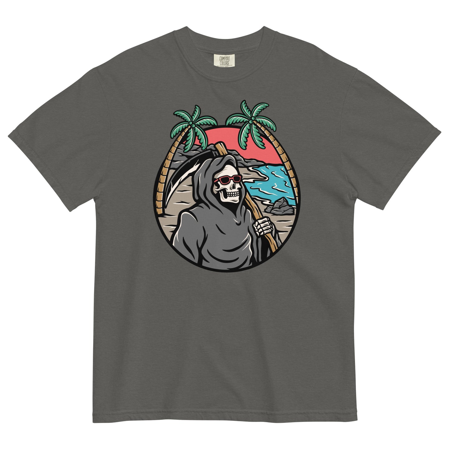 Grim Reaper Beach Day t-shirt