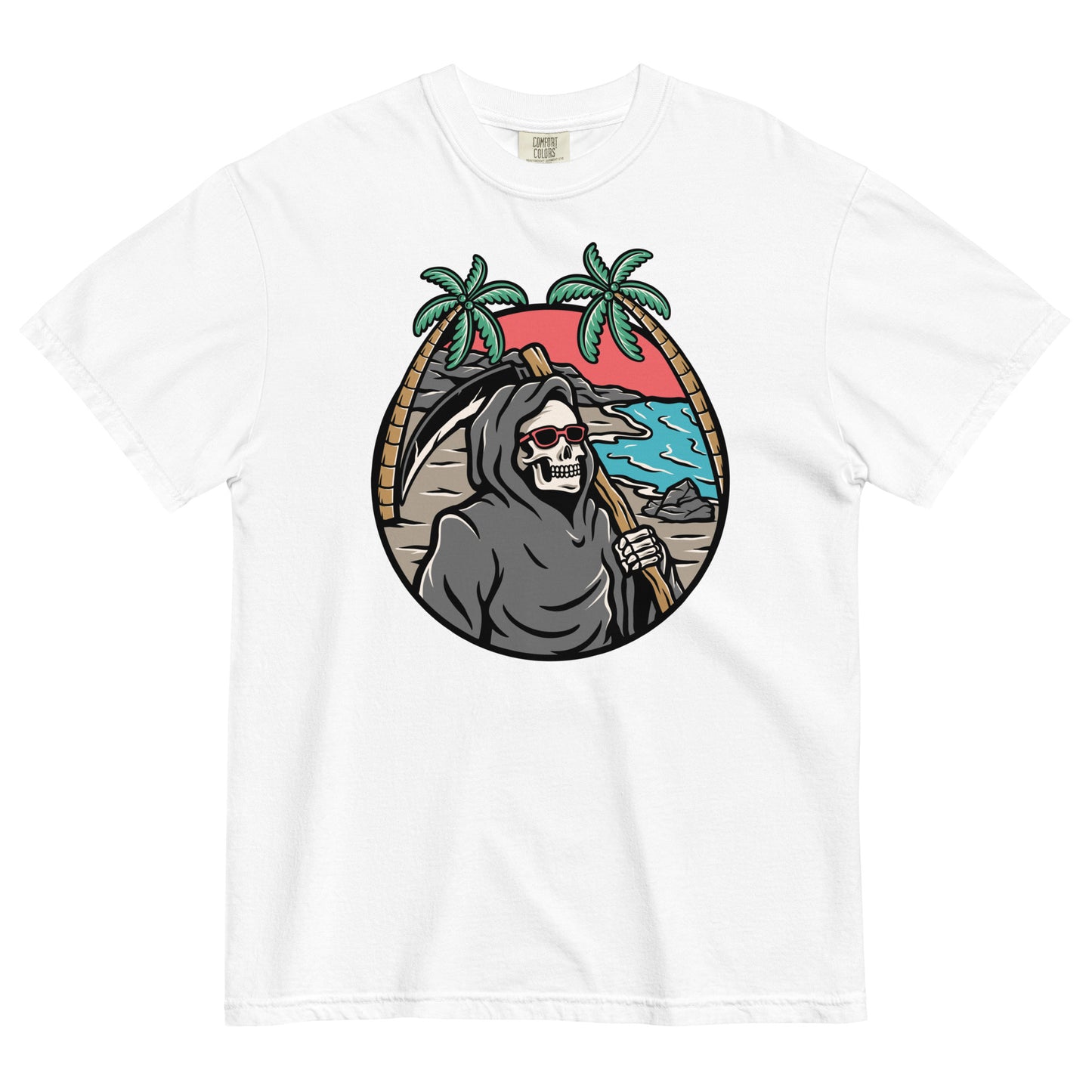 Grim Reaper Beach Day t-shirt