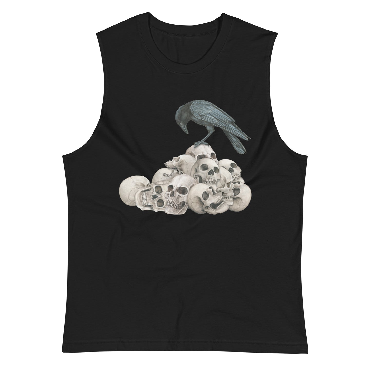 Raven and skulls Muscle Shirt