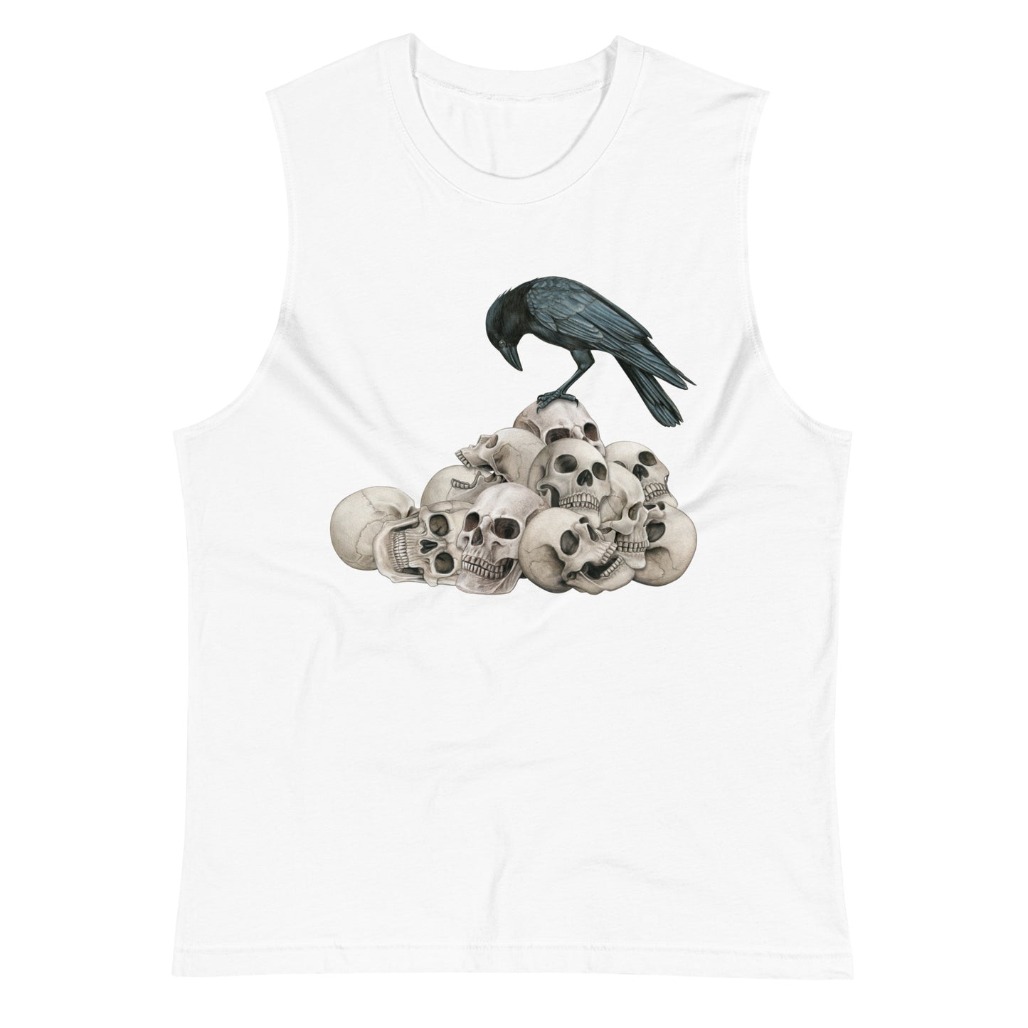 Raven and skulls Muscle Shirt