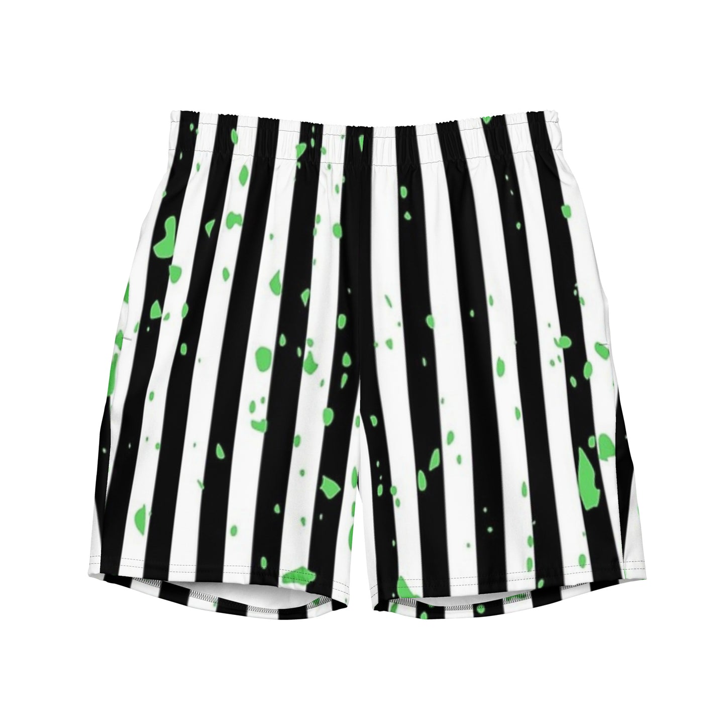 Beetlejuice Inspired swim trunks