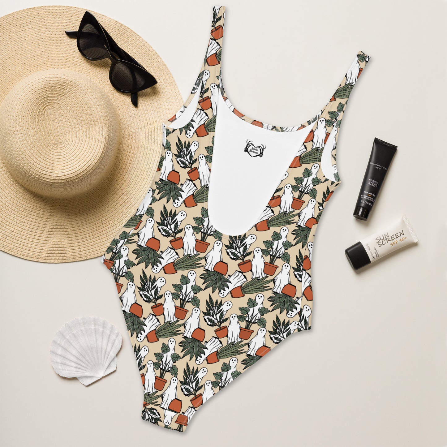 Haunted Plant One-Piece Swimsuit