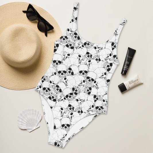 Skull One-Piece Swimsuit