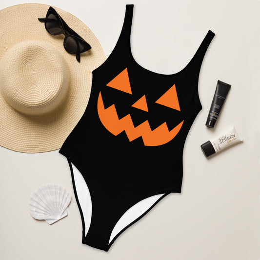 Jack-O-Lantern One-Piece Swimsuit