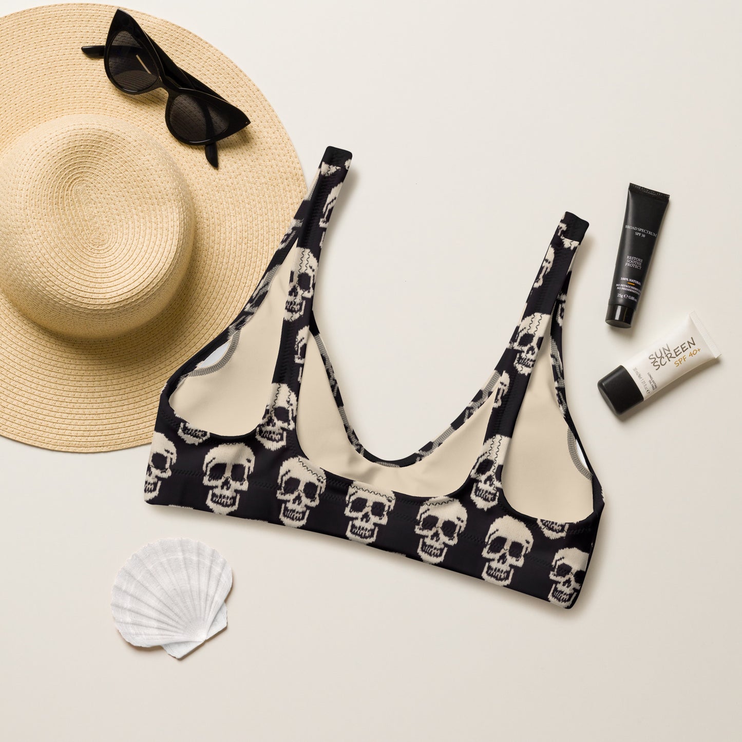 Skull bikini top