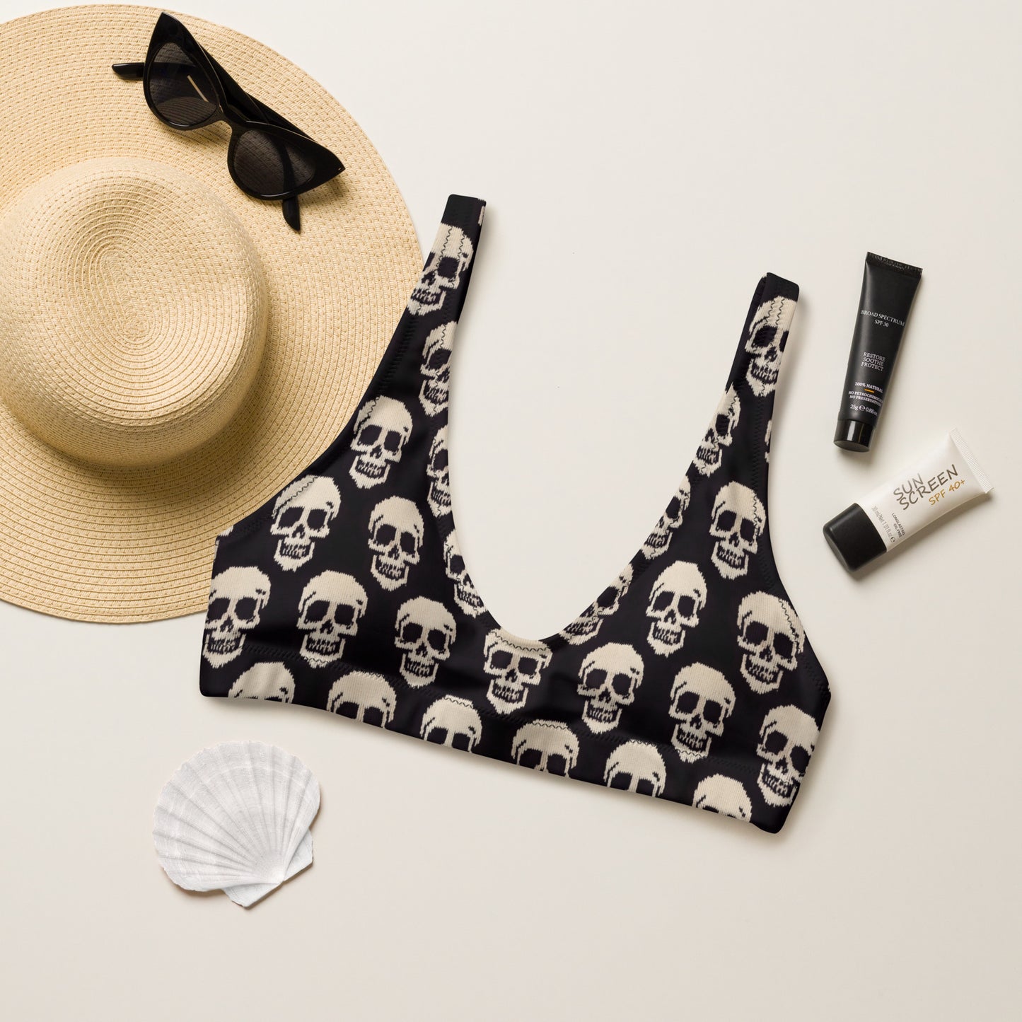 Skull bikini top