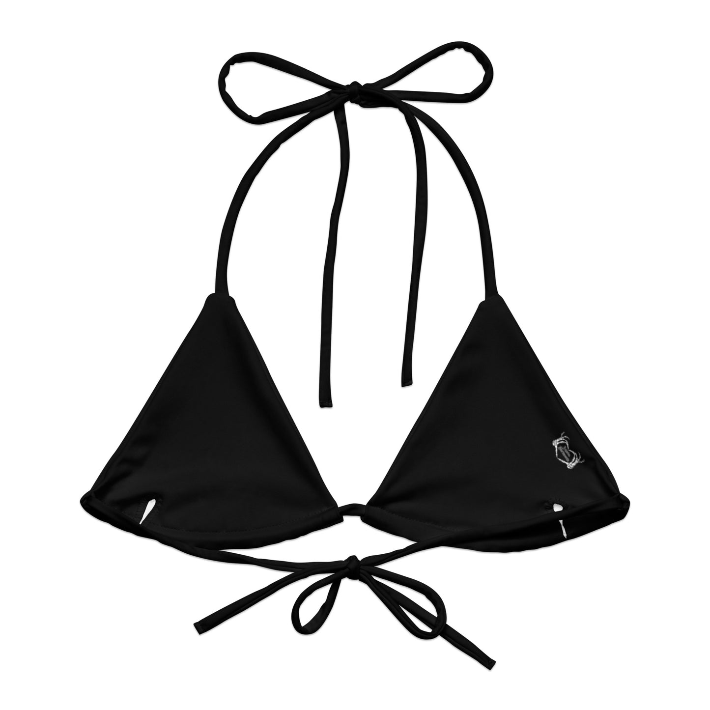 Skeleton Hands string bikini top