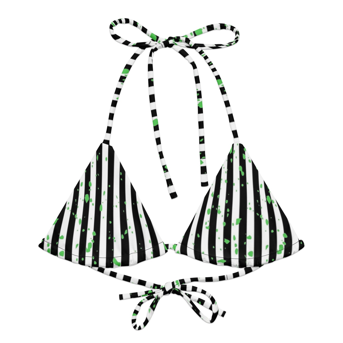 beetlejuice inspired string bikini top