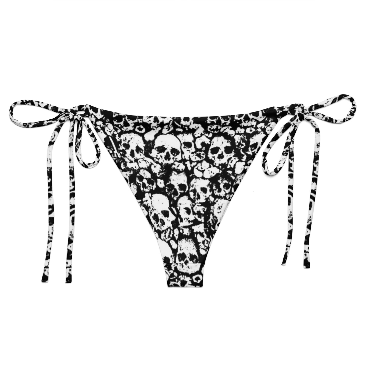 Skull string bikini bottom