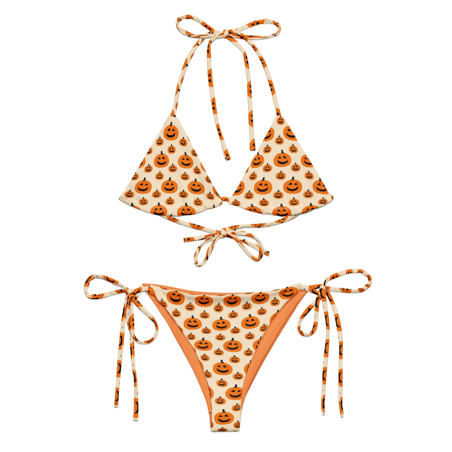 Jack-O-Lantern string bikini