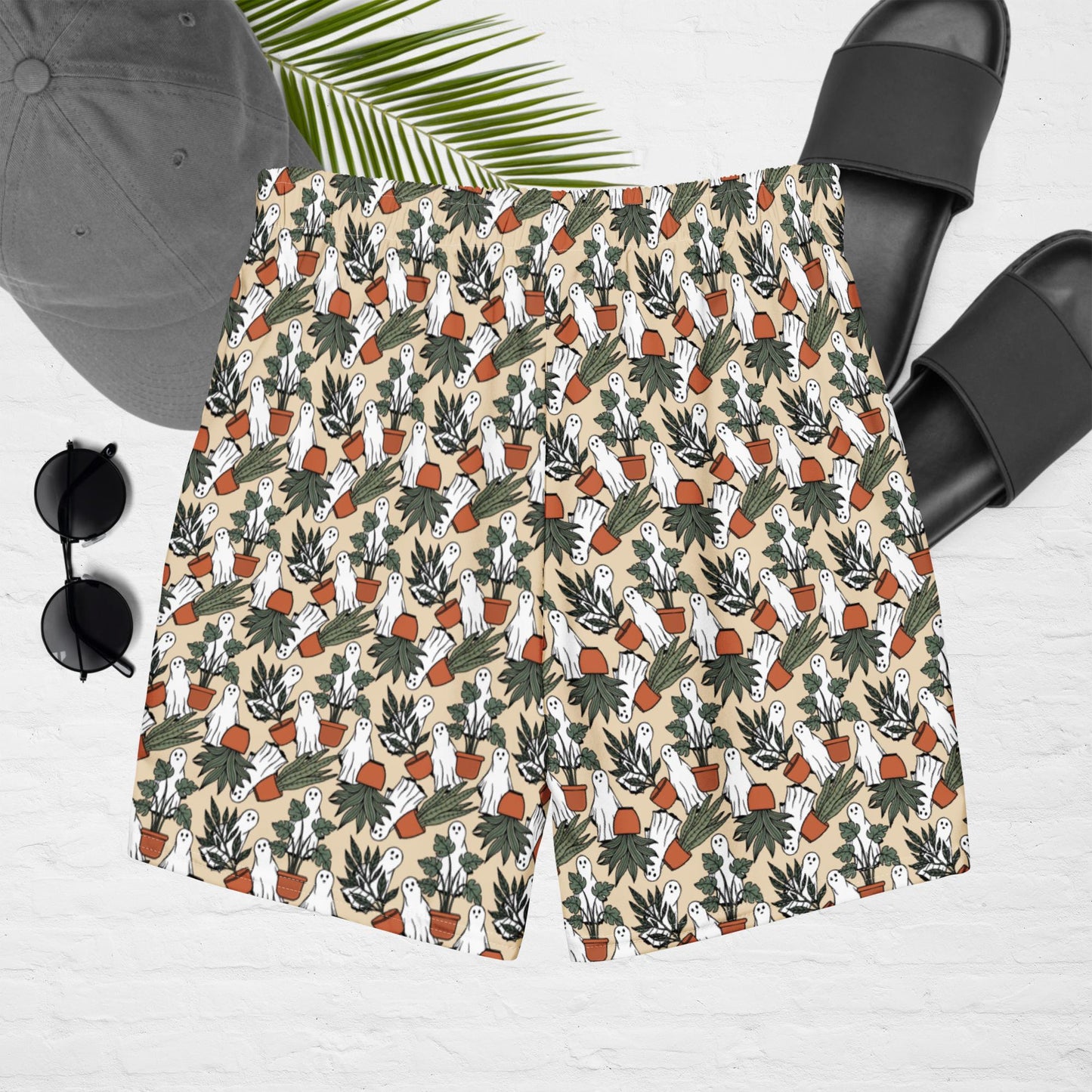 Haunted Plant swim trunks