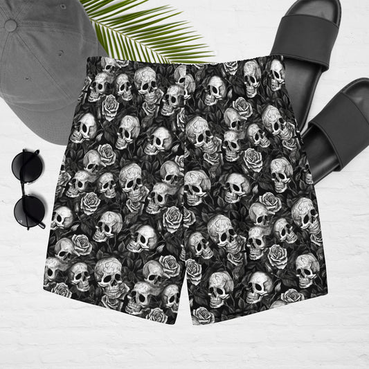 Death Roses Men's swim trunks