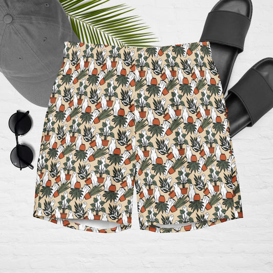 Haunted Plant swim trunks