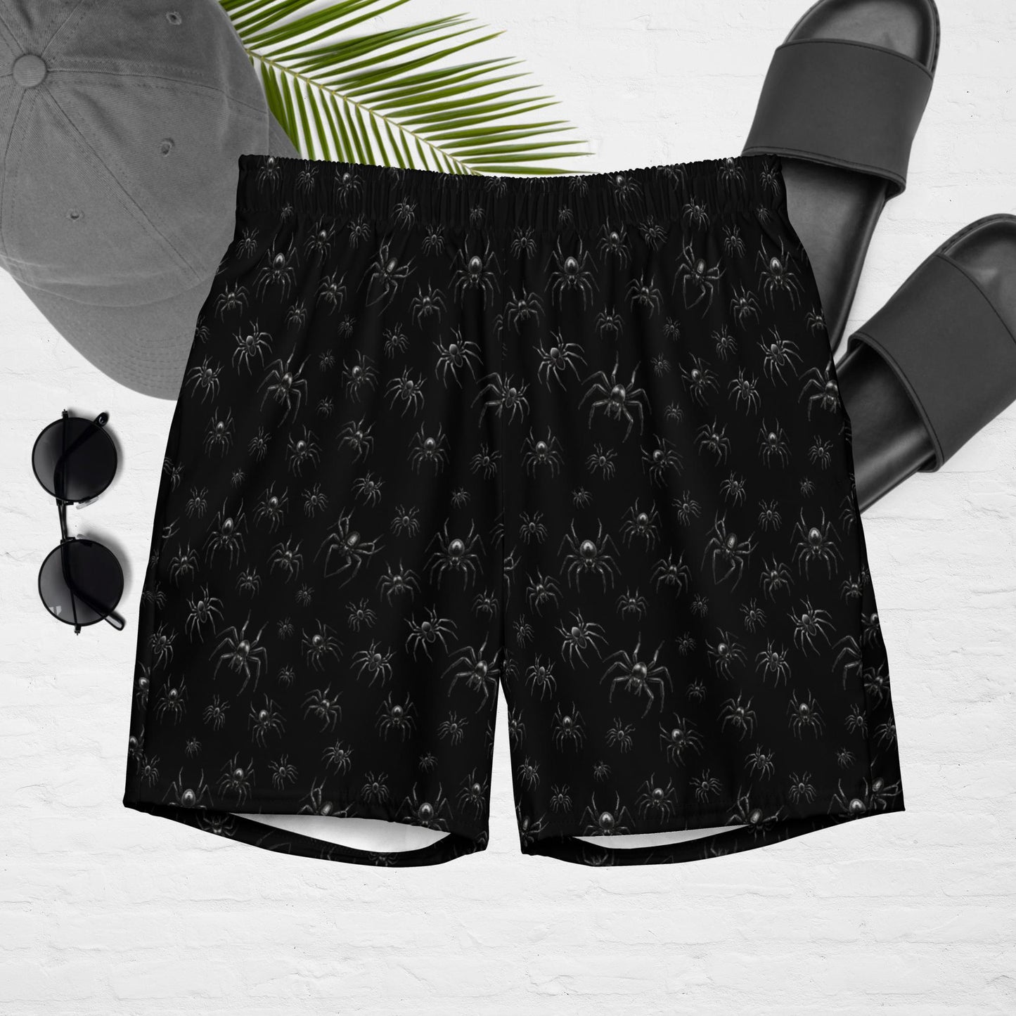 Spooky Spiders Men's swim trunks