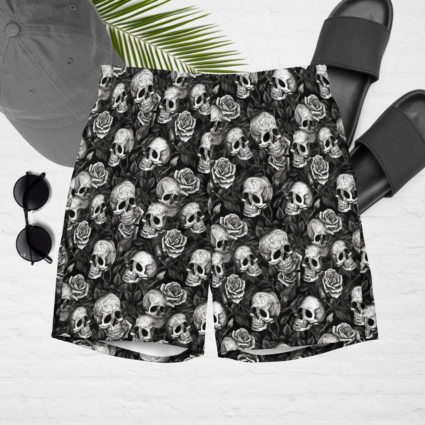 Death Roses Men's swim trunks