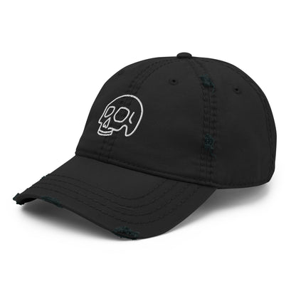 Skull Distressed Hat