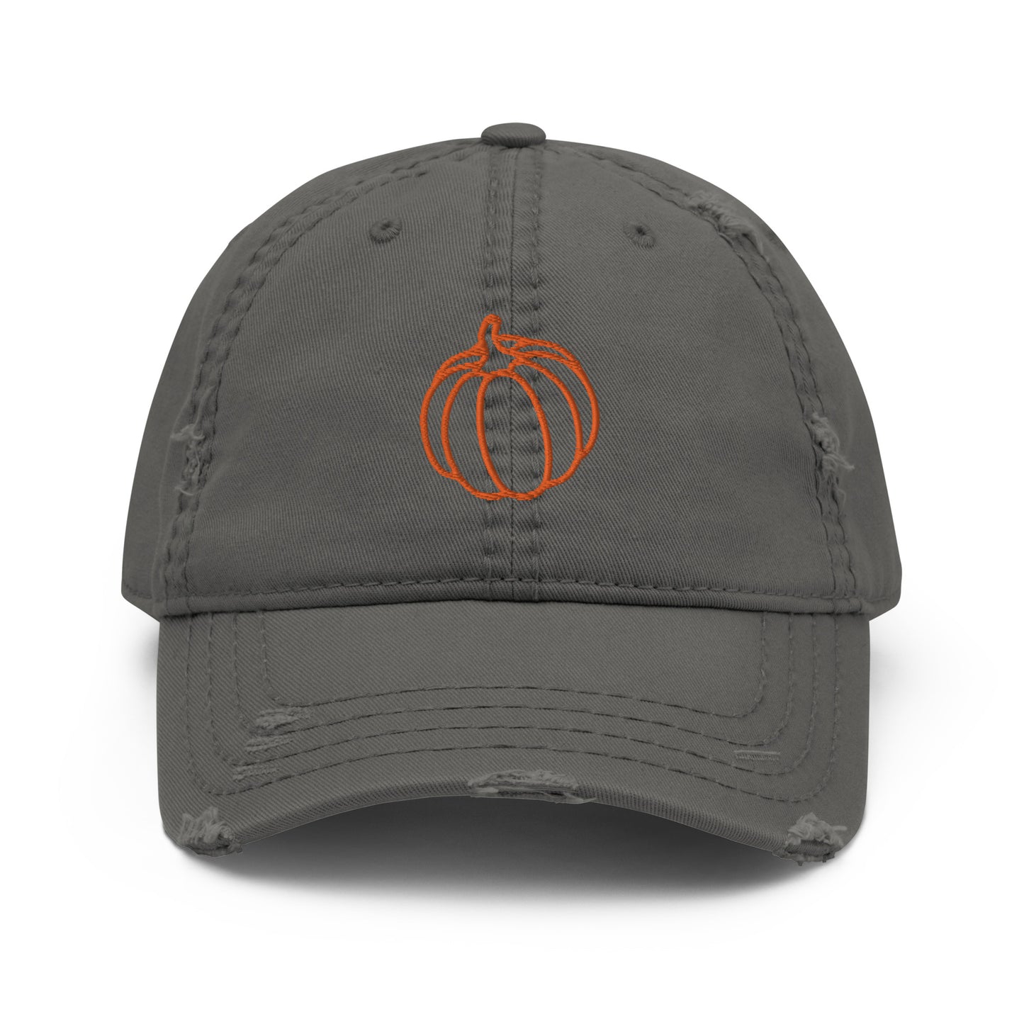 Pumpkin Distressed Hat