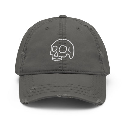 Skull Distressed Hat