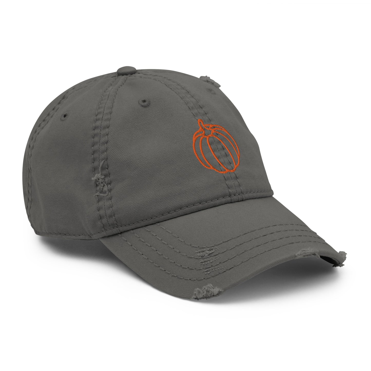 Pumpkin Distressed Hat