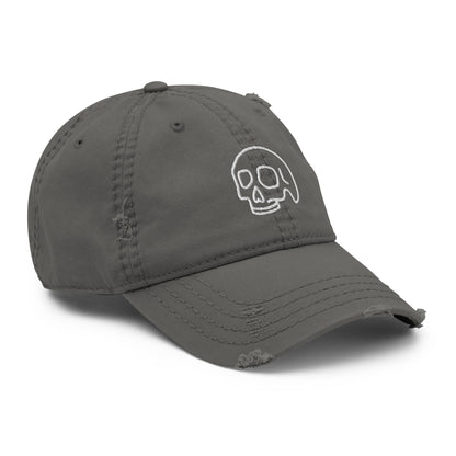 Skull Distressed Hat