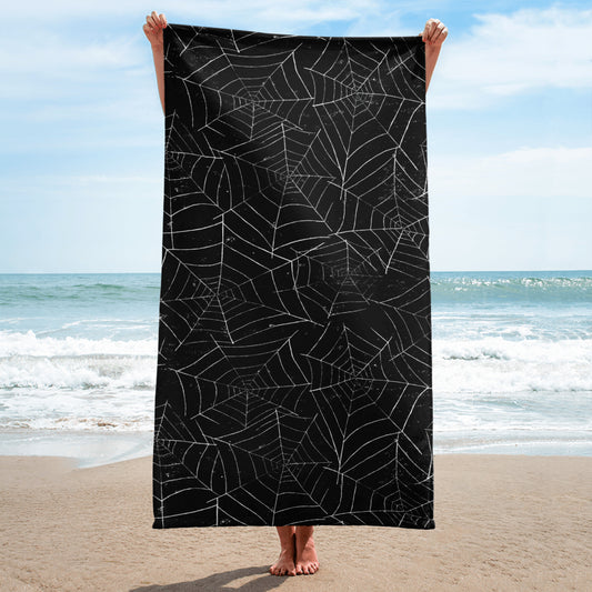 Spiderweb Beach Towel