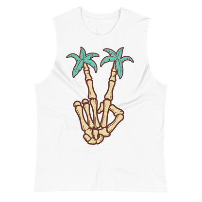 Peace Out Palm Trees Muscle Shirt