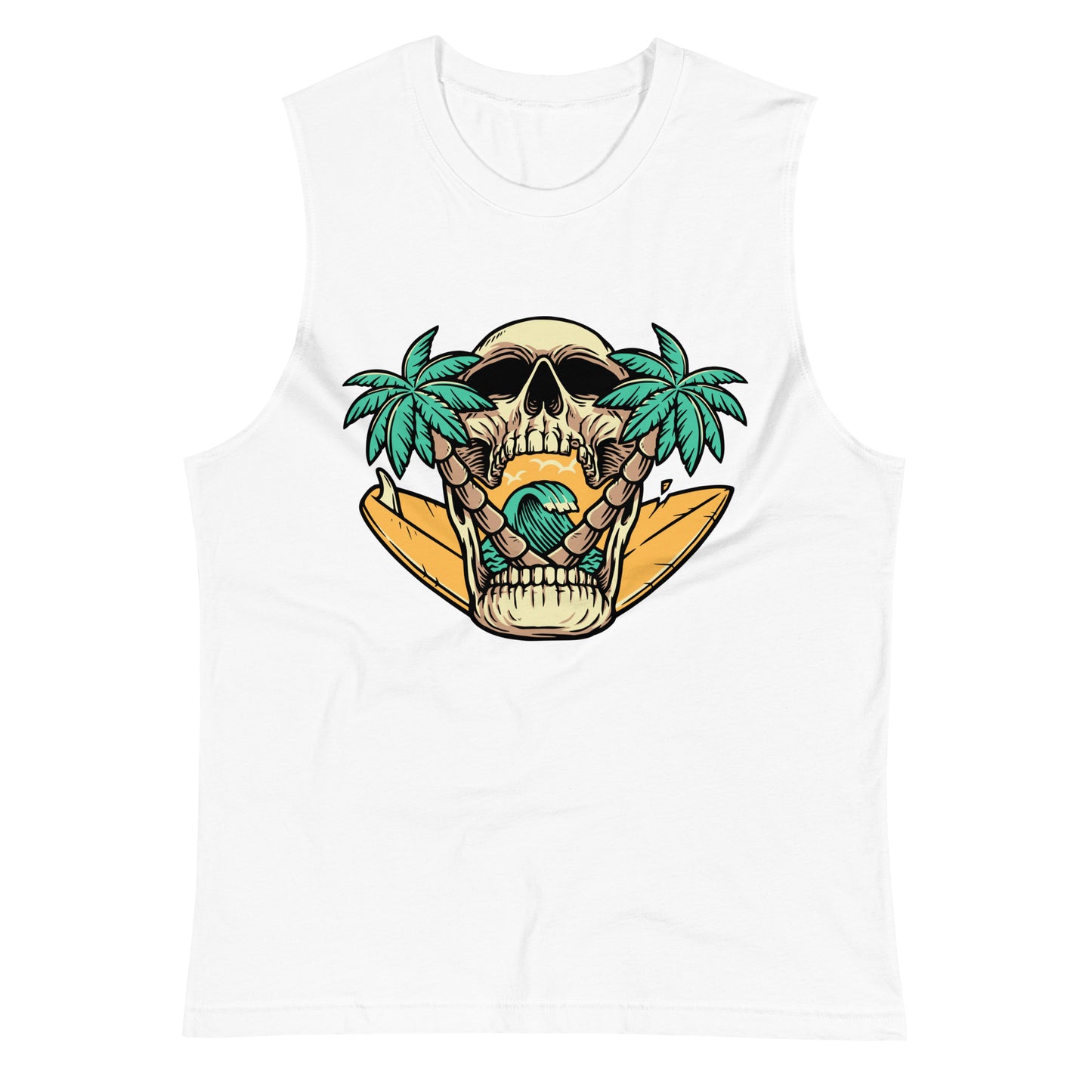 Surfer Skull Muscle Shirt