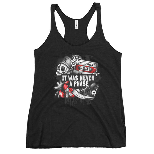 Emo Never Dies Women's Racerback Tank