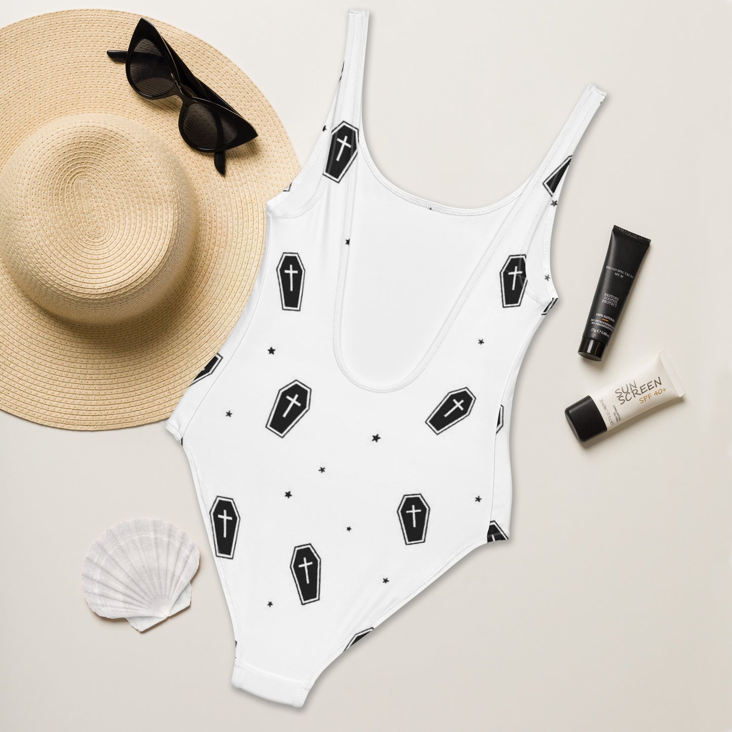 Coffin One-Piece Swimsuit